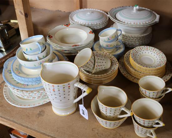 Myott Newhall & Hanley tea & dinnerware(-)